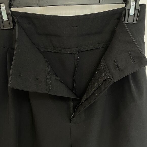 SHEIN High Waist Large Belt Loop Light Weight Black Pants Women’s Size S - Picture 3 of 5